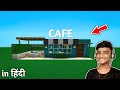 Minecraft how to build a cafe  how to build a cafe tutorial in hindi