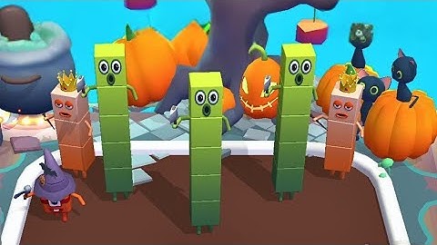 🕹 Merge Number Cube: 3D Run Game - All Levels 1-10 - Gameplay