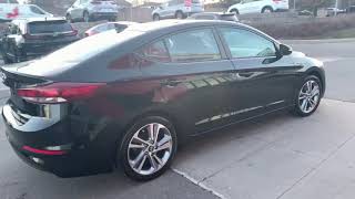 Hyundai Elantra Sedan Limited 2018 Sunroof Bsm Heated Steering Bluetooth Heated Front Seats