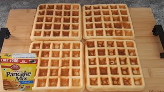 Waffle prepared from Pancake mix | Betty Crockers | Recipe 207