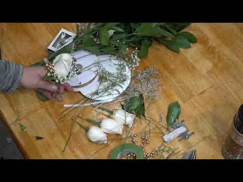 How to make corsage and boutonniere set for prom or wedding