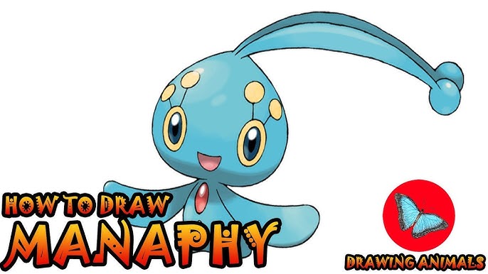 Drawing Pokemon: No. 489 Phione, No. 490 Manaphy 