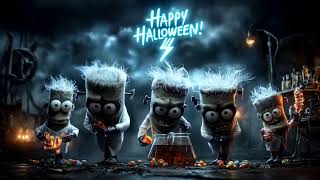 Friendly Halloween Characters Loop Cute Creature Projections for Windows
