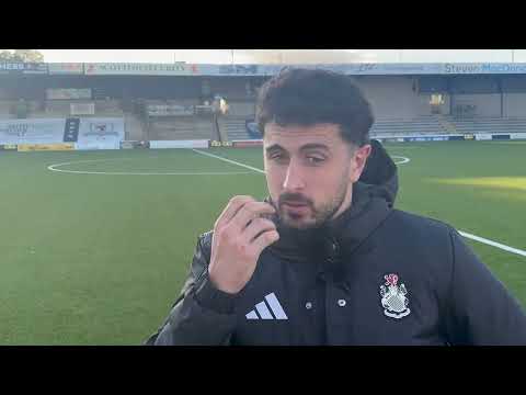 Player reaction | Carlo Pignatiello | Raith Rovers 2-0 Queen's Park | William Hill Championship