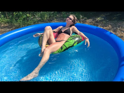 ახალი აუზი, ზაფხული კახეთში Part 3 🛁