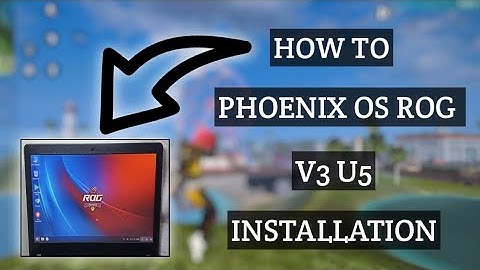 How to phoenix os rog v3 u5 easy installation in full tutorial #LEPGAMINGYT