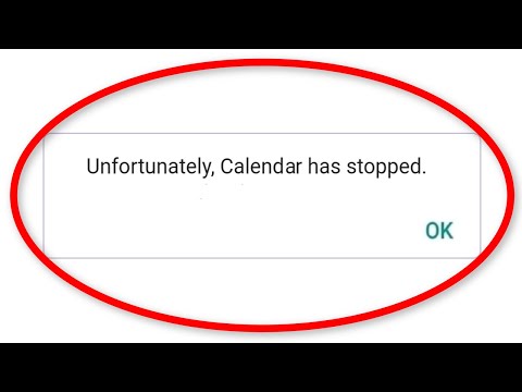 How To Fix Unfortunately Calendar Has Stopped Android || Mobile Fix Calendar Not Open Problem hqdefault