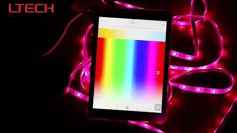 LTECH WIFI driver+ 10M RGB strips kit,APP control, support music function.