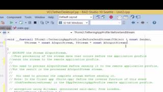 Encrypt and Decrypt AppTethering Data in C++Builder screenshot 1