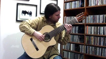 "Uptempo Swing" on 8-String Classical - Ibanez G208cwc