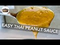 Easy thai peanut sauce shorts