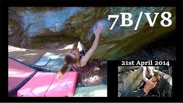 Cordelia Crushing 7B/V8 & TB To Me On My First Boulder Ever