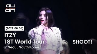 [4K 60FPS] 'SHOOT!' ITZY 1st World Tour Checkmate [22.08.06]