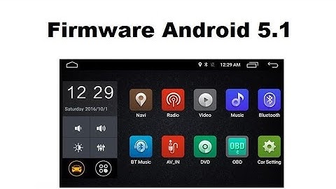 How to update firmware Android 5.1