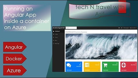 Running angular app as a container on Azure (Part-1)