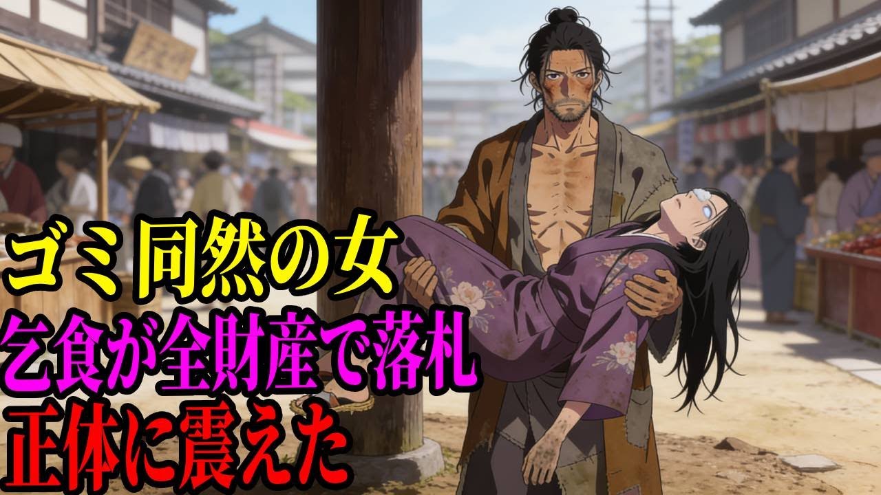 市場で「ゴミ」と売られた盲目の美女、乞食が全財産で買った結果、その正体に全員が涙した | 野談 | 伝説 | 昔話 | 説話 | 民話