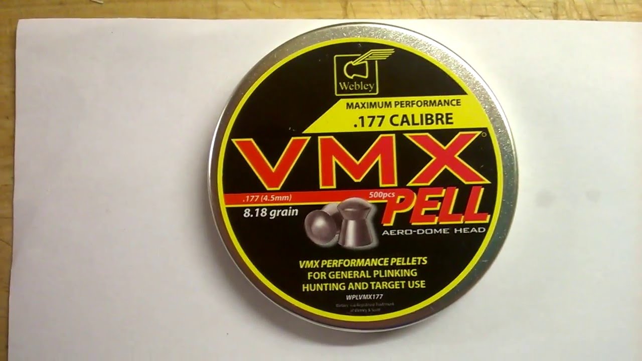 ley VMX Pell .177 Air Rifle Pellet Review 2 UK YouTube