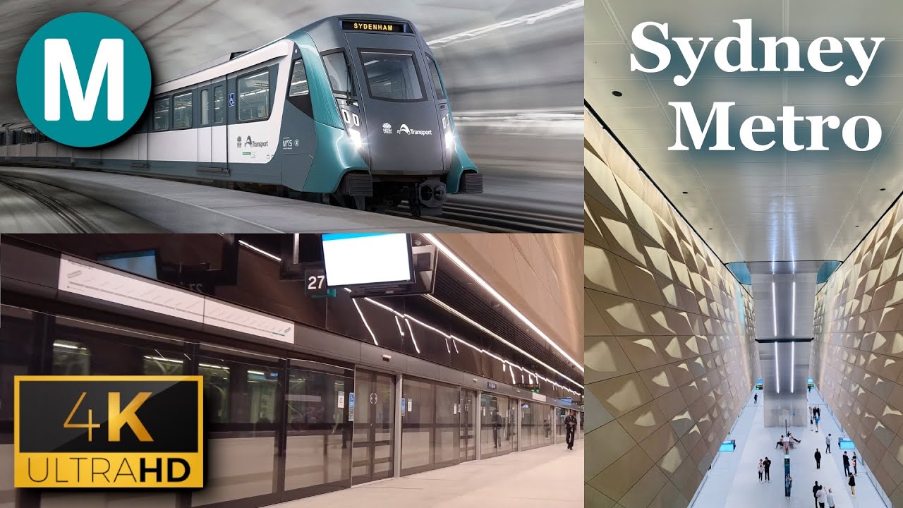 The New Sydney Metro #sydney #metro #walk #walkingtour #australia - YouTube
