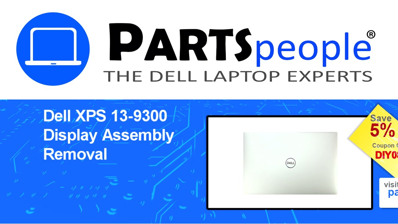 Dell XPS 13-9300 (P117G001) Display Assembly How-To Video Tutorial
