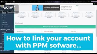 Tutorial 3:  How to link your account with PPM software
