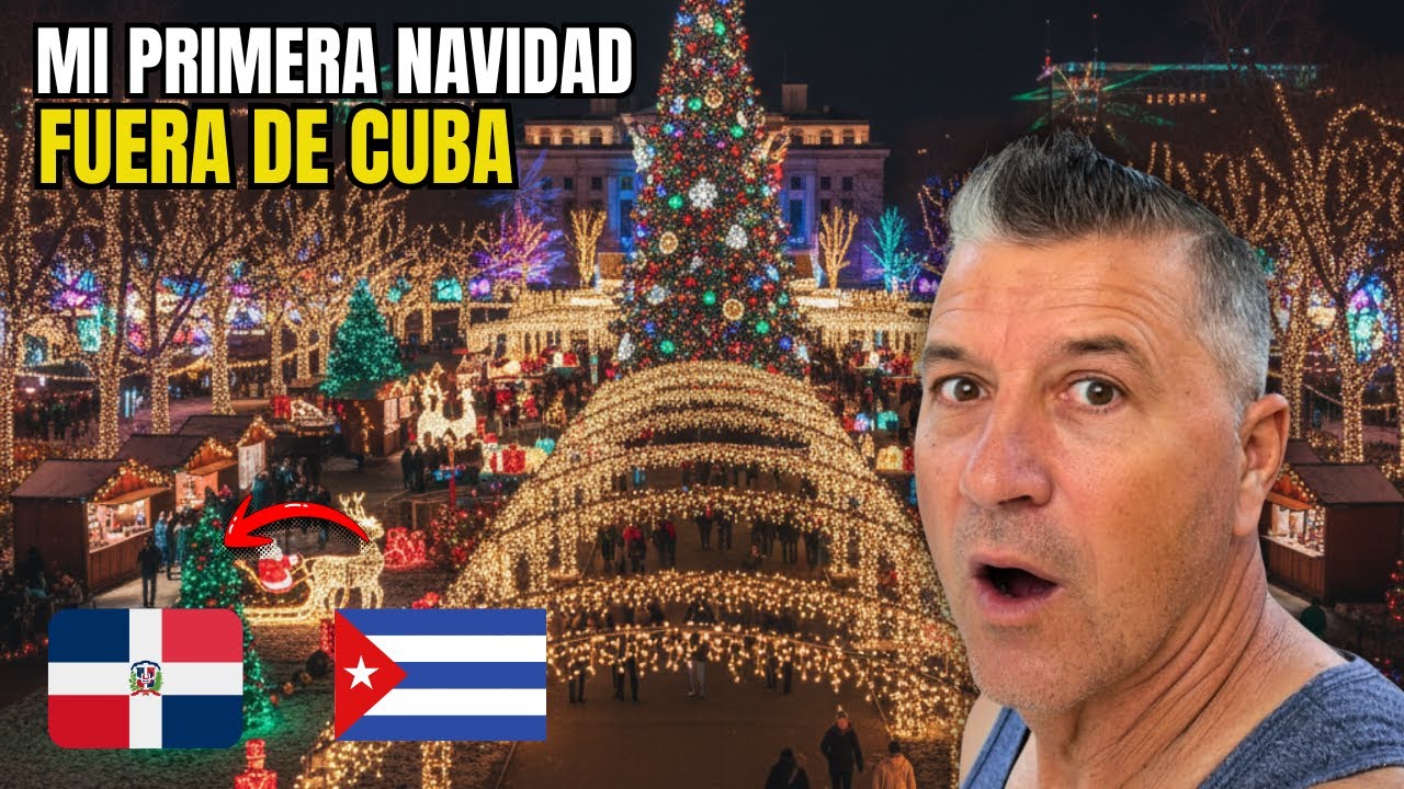 MI PRIMERA NAVIDAD FUERA DE CUBA, QUE CANTIDAD DE LUCES