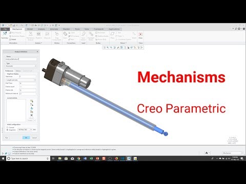 Creo Parametric - Mechanisms | Slider Connection