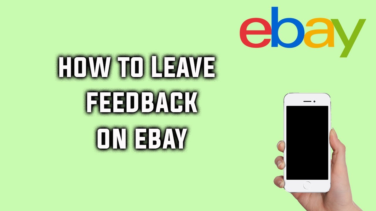 How to Leave Feedback For Purchases on eBay - YouTube