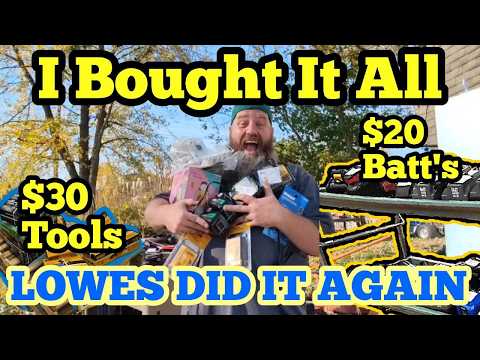 Lowes Did It Again! 15 Minutes Of Clearance Tools Top Deals Black Friday 2024 Pre