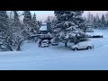 ANCHORAGE ALASKA WINTER ❄️ JANUARY 1st 2020 new decade snow ⛄️ ❄️