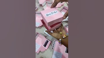 i got an order to make 20 mini explosion boxes 💕