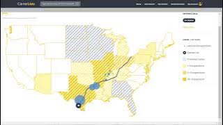 Searching for carriers with the NEW CarrierLists