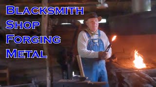 Blacksmith Shop Forging Metal Mabry Mill Blue Ridge Parkway Virginia
