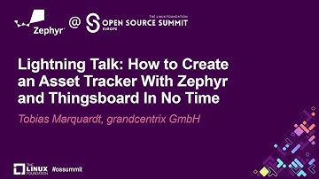 Lightning Talk: How to Create an Asset Tracker With Zephyr and Thingsboard In No... Tobias Marquardt