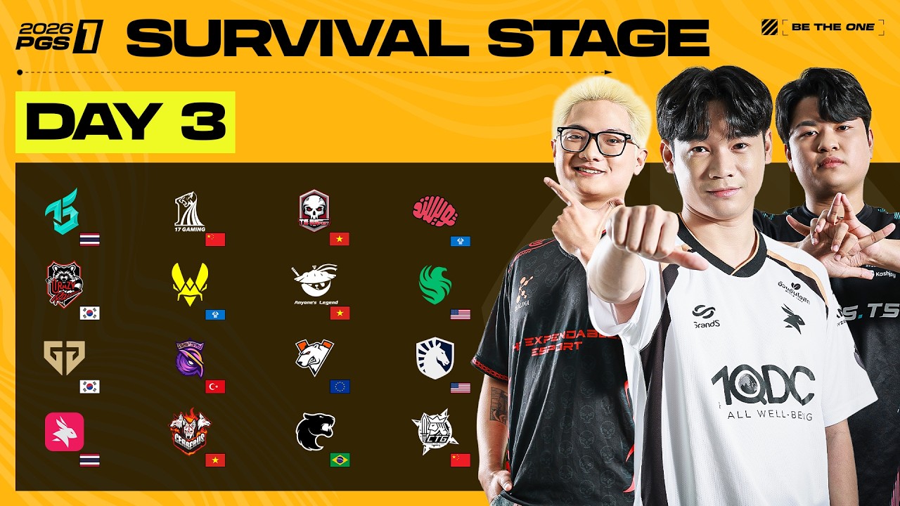 🔴LIVE สด! 𝐏𝐔𝐁𝐆 𝐆𝐋𝐎𝐁𝐀𝐋 SERIES 𝟐𝟎𝟐6 Circuit 1 | SURVIVAL STAGE วันที่ 3