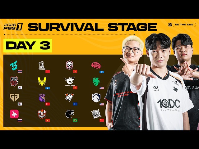 🔴LIVE สด! 𝐏𝐔𝐁𝐆 𝐆𝐋𝐎𝐁𝐀𝐋 SERIES 𝟐𝟎𝟐6 Circuit 1 | SURVIVAL STAGE วันที่ 3
