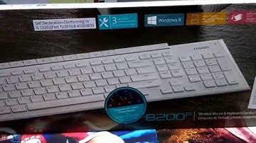 Rapoo 8200P Wireless Keyboard + Mouse | Unboxing | Initial Setup