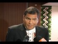 El presidente de Ecuador, Rafael Correa, arrib a Lima, en escala tcnica.