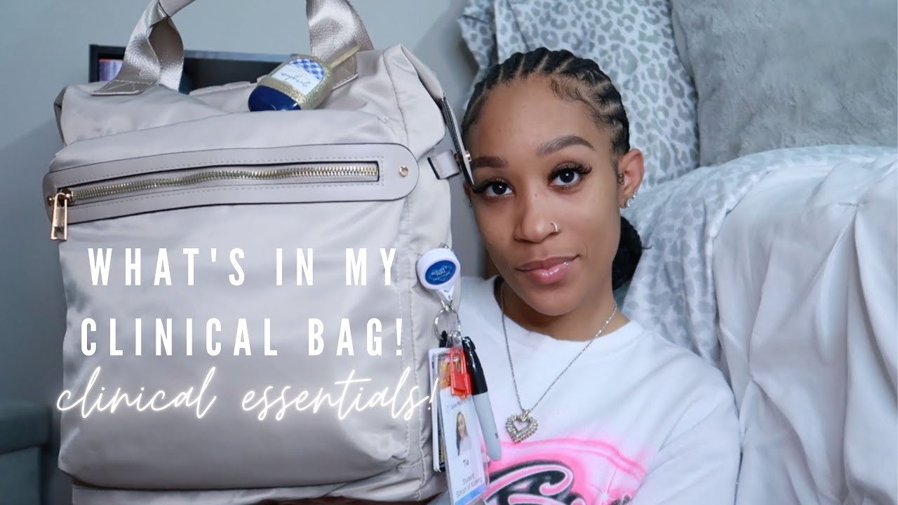 WHAT'S IN MY CLINICAL BAG! CLINICAL ESSENTIALS FOR NURSING SCHOOL TIA