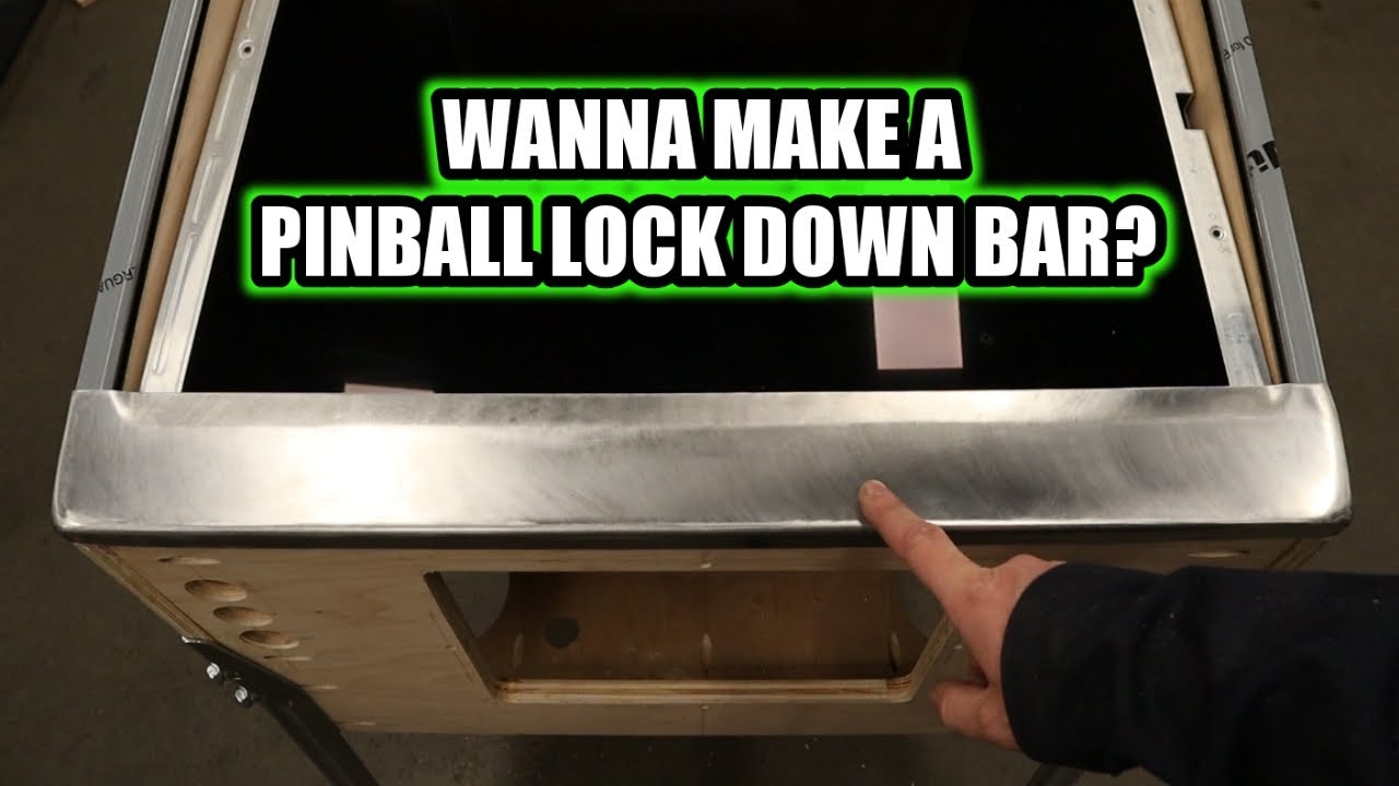 DIY virtual pinball lock down bar YouTube