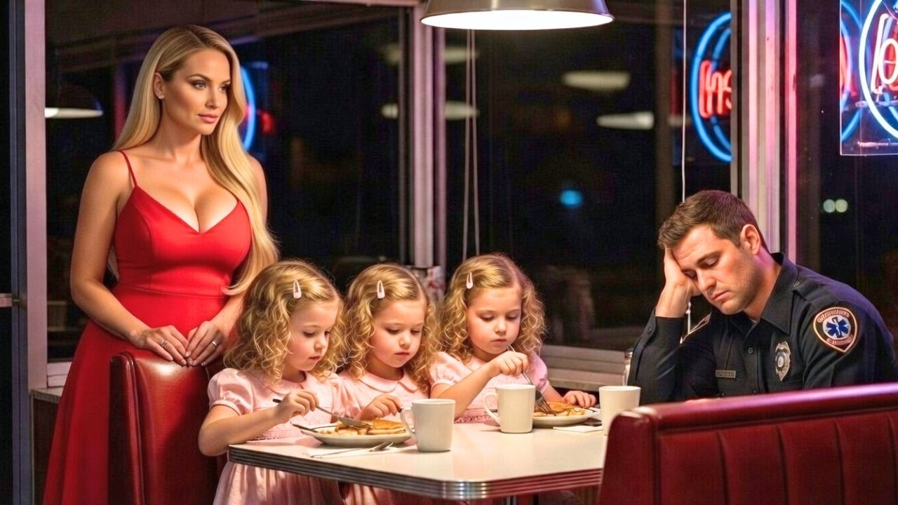 Single Dad Took His Triplets to a 2AM Diner—A Billionaire Heiress Changed Their Lives