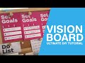 Ultimate vision board diy tutorial  the scribble media