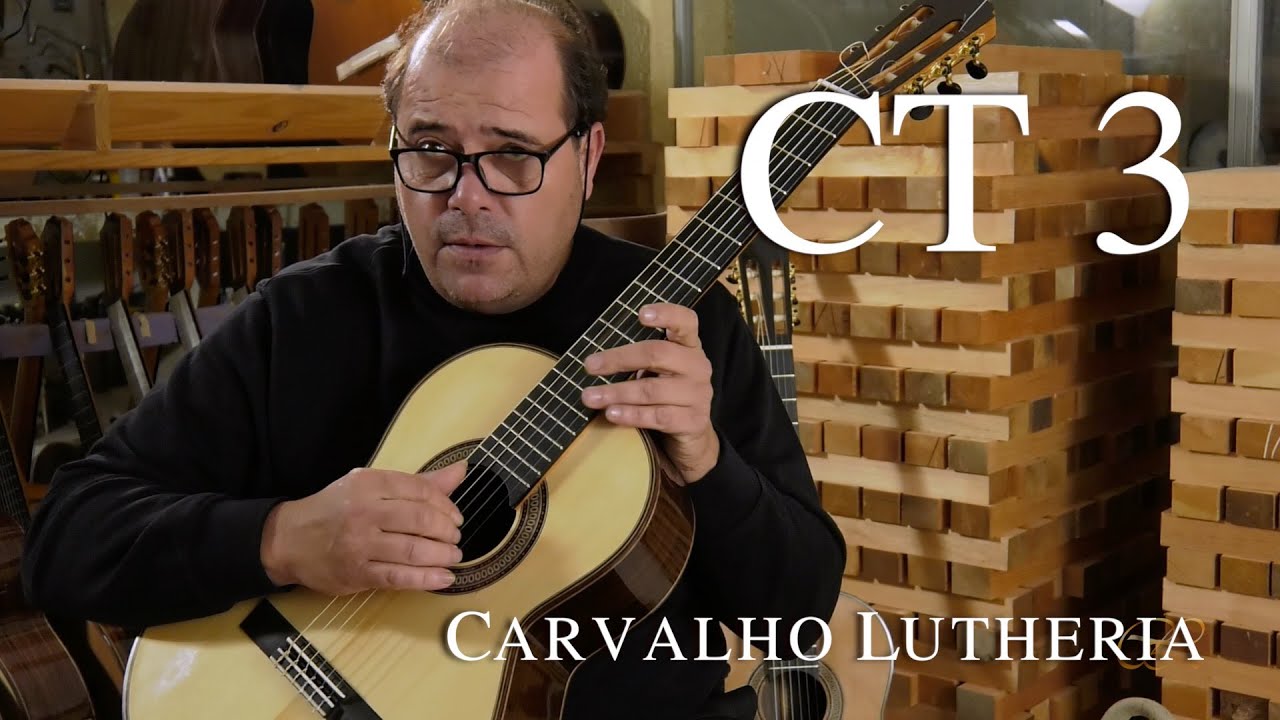 Samuel Carvalho apresenta o modelo CT3 Double top da Carvalho Lutheria