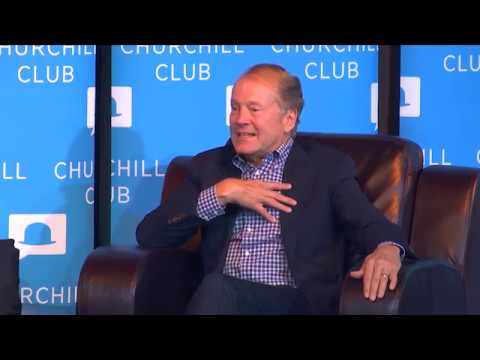 10.1.18 John Chambers igniting conversations at The Churchilll Club