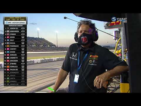 IndyCar 2020, Iowa, Race 2 - Andretti's reaction to Ryan's DNF