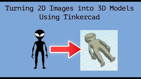 How to turn a 2D Image into a 3D Model using Tinkercad (Longer, more detailed version)