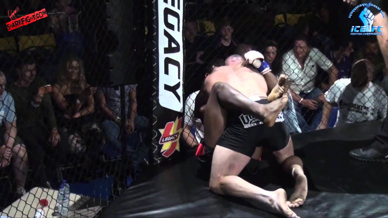 knockout boxing ICE FC 7 Luke Taylor vs Shaun Lomas