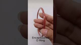 China seal manufacturer Standard size FEP/PFA Silicone/FPM material Encapsulated Rings