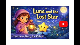 Luna and the Lost Star ⭐ | Magical Bedtime Story for Kids | Animated Children’s Story