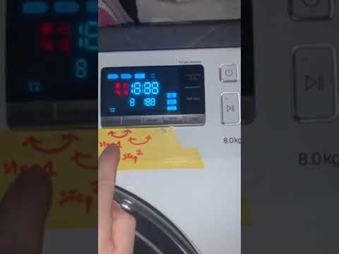 Samsung warmtepompdroger HC code resetten