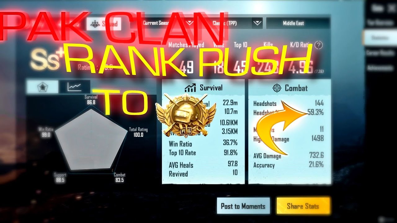 🔴PUBG MOBILE LIVE PAKISTAN | Road to conqueror With | Live rank push ...